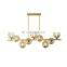 Good Price Simple Contemporary Style Living Room Iron Glass Chandelier Pendant Light
