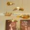 Nordic Art Simple Style Ceiling Lamp Modern Lotus Leaf Pendant Light Round Restaurant Indoor Chandelier