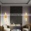 Modern Surface Mounted Light Metal Acrylic Pipe LED Wall Lamp For Living Room Bedroom Hallway Wall Sconce Lamps