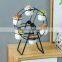 Wholesale Home Garden Art Succulent Planter Pot Ceramic Iron Ferris Wheel Flower Pot