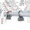 Energy-saving coconut charcoal powder / wood chips drum dryer