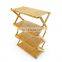 Modern wooden folding collapsible shoe rack design cabinet home display storage stand cabinets organizer shelf
