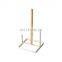 Disassembly Wire Bamboo Kitchen Paper Roll Holder Restaurant Paper Towel Holder Steel  Kitchen Tissue Holder