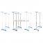 Thickened iron clothes hanger student dormitory landing balcony double pole clothes hanger