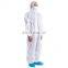 Disposable white PP/SMS Non Woven Protective Waterproof type 5/6 Coverall