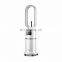 4 in 1 multi-function Smart negative ion Bladeless electric air cooler fan portable  with purifier floor fan with mist spray