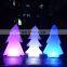 Christmas Led Light With Battery /event Wedding Rechargeable PE Plastic Led Tree Star Snow Led Christmas Decorative Lights