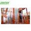 Sand blasting line for enamel water heater production