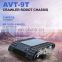 AVT-9T rubber crawler robot chassis commercial robot transportation robot good for inspection, exploration and fire-fighting
