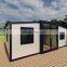 40 ft expandable container construction site coffee shop office design