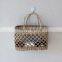Mini Square Basket Hanging Seagrass Bag Straw Handbag Flower Basket Picnic