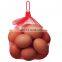 Hot Selling Compact Egg Food Packaging net eco friendly plastic food soft ham buckle string custom mesh bag with clip