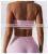Hot Sale Custom Private Label Gym Fitness Sports Bra Backless Tube Top Ladies Workout Activewear Casual Yoga Bra For Women