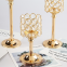 Crystal Candle Holders Set 3 Sizes Tall Crystal Wedding Candlestick Holders Pillar Candelabra Stand for Wedding Decoration