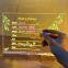LED Light up Board LED Light up Drawing Board for Kids LED Acrylic Message Board LED Noteboard with Colors