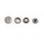 12mm 15mm 17mm 20mm Four Parts Metal Brass Fastener Press Snap Button for Clothes Jacket