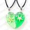 promotional gift half heart pendants