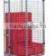 Foldable Metal Security Hotel Housekeeping Maid Cart Trolley