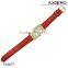 stainless steel back water resistant charm hand watch for girl
