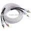 Haiyan Huxi Latest Style & Fashion 3 Pin Male To Male Jack Aux Audio Cable With 3.5mm