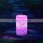 Real wax battery operated non flame led candle for wedding