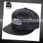 Blank Leather Snapback Cap Hip Hop Baseball Cap Leather Strap Back Hat