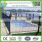 Pool Fencing - Flat Top 1.2m high x 2.4m long - Satin Black