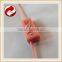 Fashional good quality plastic seal tag with logo string seal hang tag machine