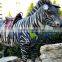 Life-size automatic inflatable animatronic dinosaur for amusement rides