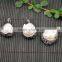 LFD-003P wholesale ~ Water Drop Pearl Pave Rhinestone Charms Pendants For Necklace Jewelry Finding Gift