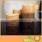 Tri-layer Pillar LED Candle Unscented Flameless LED Candle Paraffin Wax