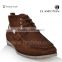 Roman men high top shoes cheap suede leather ankle boots wholesale winter boots