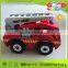 ASTM Certified Good Wooden Toys Small Size Solid Wood Mini Truck for Firemen