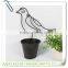 Antique Duck Metal Flower Pot Plant Holder