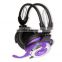 Cool computer headset with microphone, hot selling pc headphones,pink computer headset