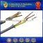 304 nickel copper with high temperature insulation with Stainless Steel braided Shielded Cable