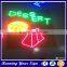 Street Lighting Up New Shape Letter Battery Powered Neon Signs