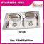 Stainless Steel Single Bowl Kitchen Sink With Drainboard