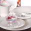 new products for 2015 16pcs new bone china embossed dinnerware set, kitchen set