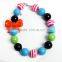 chunky bead necklace baby 2016 jewelry necklace kids necklace wholesale