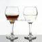 Sodalime lead free crystal promotion machine made in stock wine taste glass goblet