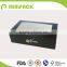 Disposable printed cardboard food packaging with clear window for sushi