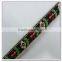 10mm wide jacquard polyester webbing for decoration,ribbon fabric strap