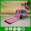 wholesale jacquard cotton red and white striped hand towels