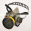 2016 hot selling gas mask chimical gas mask respirator chemical half face gas mask with single cartridge style