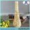 2016 new style crackle mosaic cheap tall long-necked glass flower vase for decoration