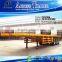 AOTONG carbon steel 3 axle 40ft flatbed semi trailer/container transport semi trailer/flat trucks and trailers