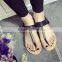 2016 Summer New Arrival Flat Buckle Thong Flip T-strip Flat Sandals