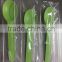 Biodegradable cornstarch disposable cutlery set