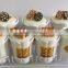 Ceramic biscuit coffee jar macarons coffee jar with stand